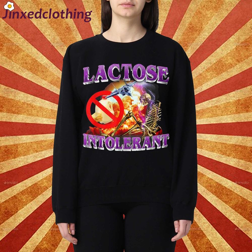 Lactose Intolerant Funny Meme Unisex T-shirt 